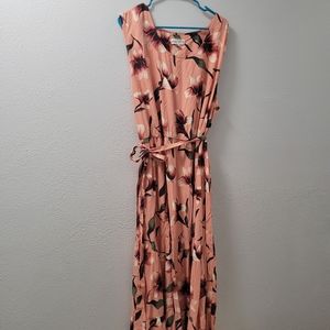 Peach flowered dress 3x